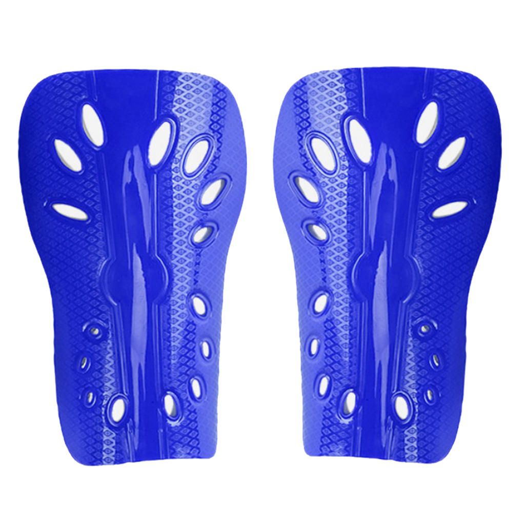 Football Training Shin Leg Guard Soccer Pads Support Protector Blue