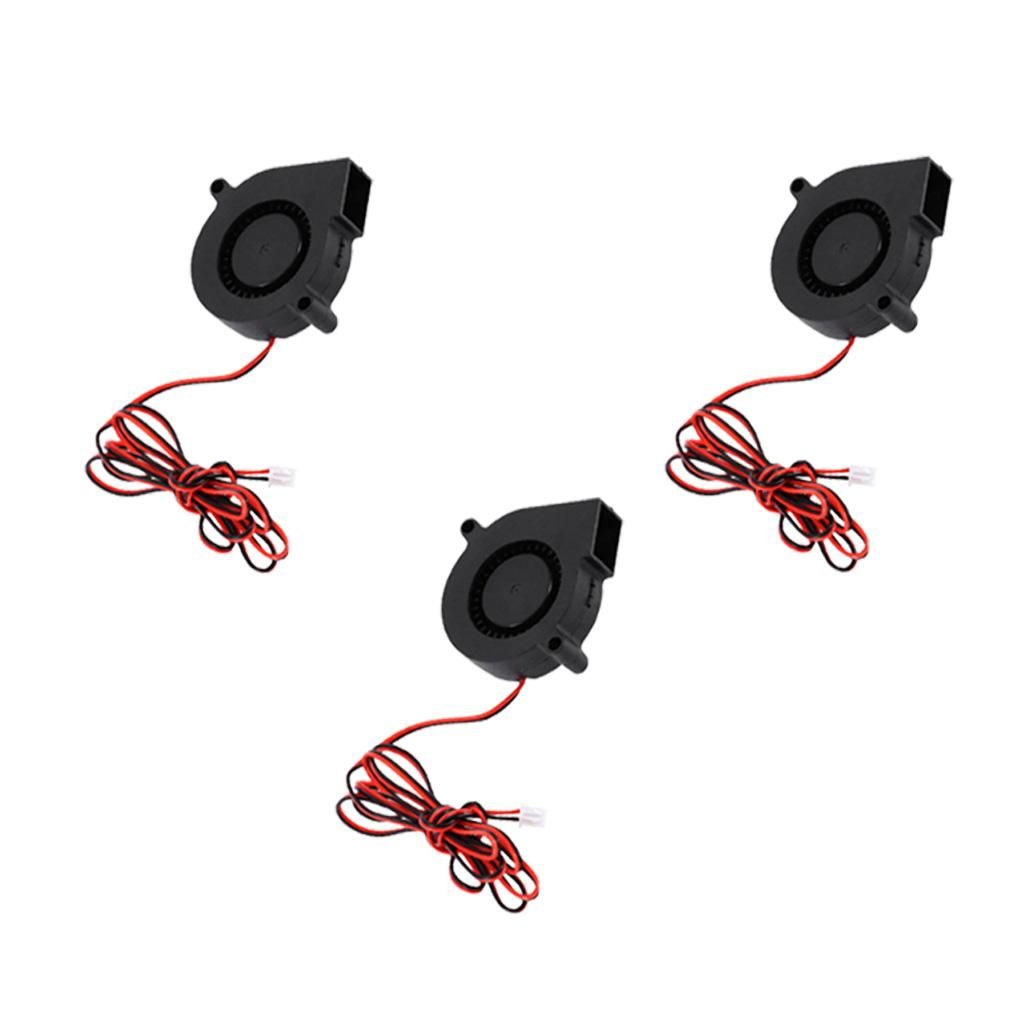 3Pcs 24V DC 50mm Blower Radial Cooling Fan Hotend Extruder For 3D