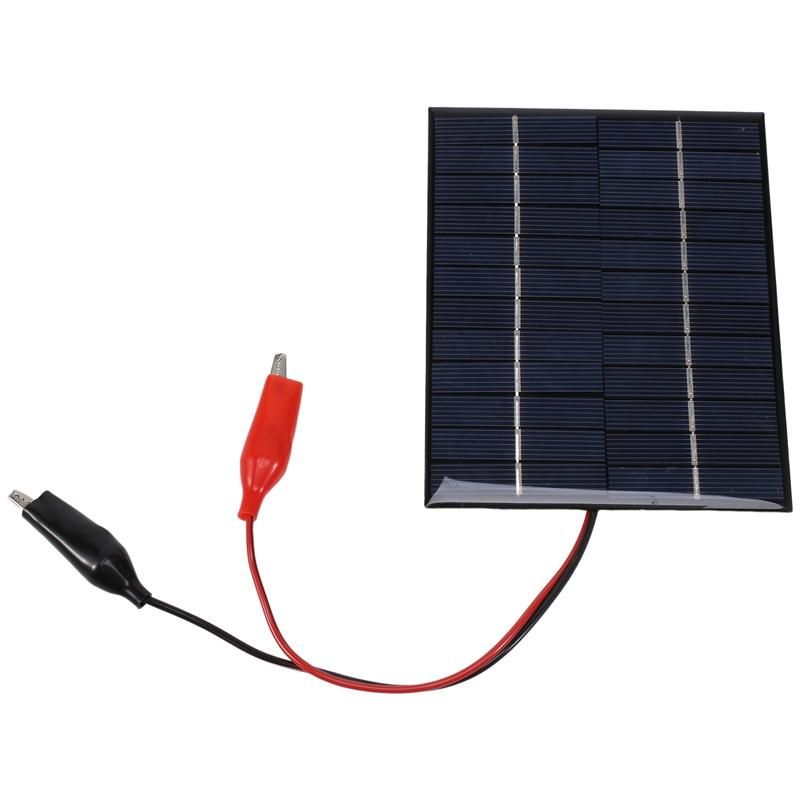 Waterproof Solar Panel 5W 12V Outdoor DIY Solar Cells Charge