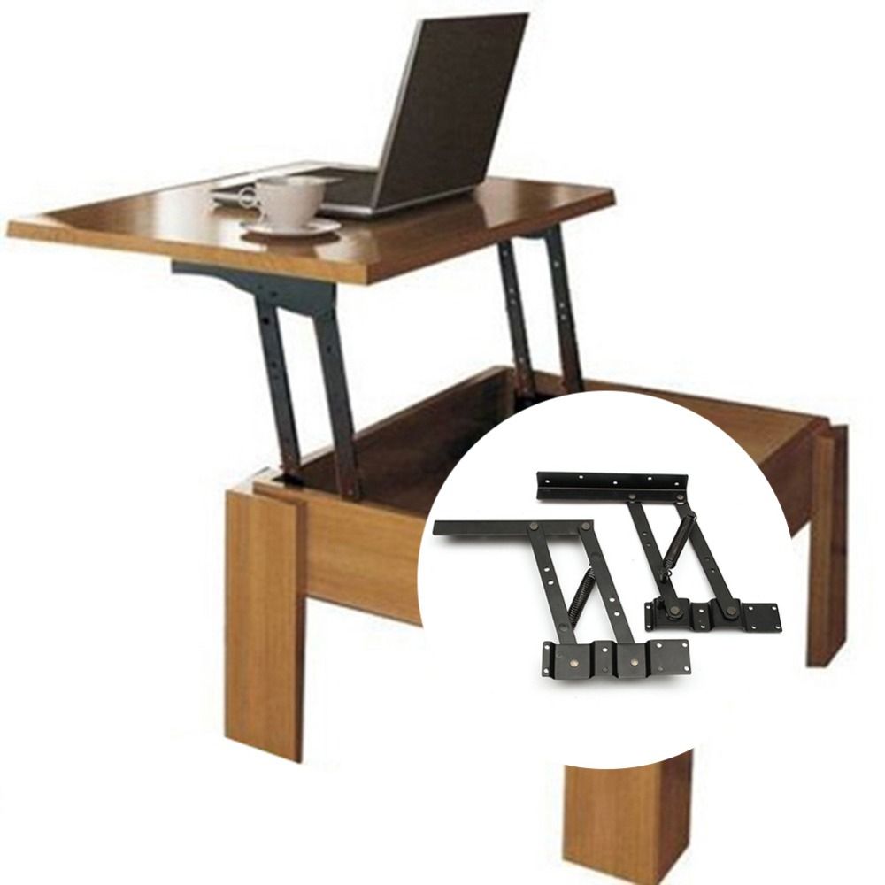 2 Pcs Table Hinges Lift Up Top Coffee Table Mechanism