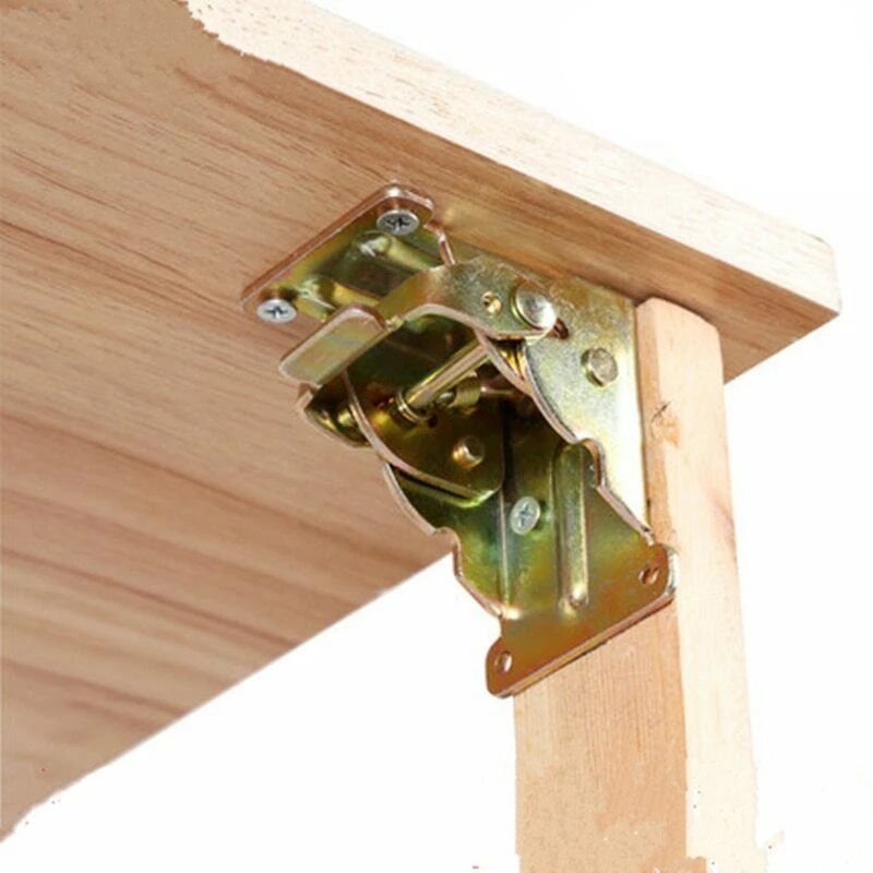 1pcs Iron Folding Support Frame Self-Locking Hinge Table