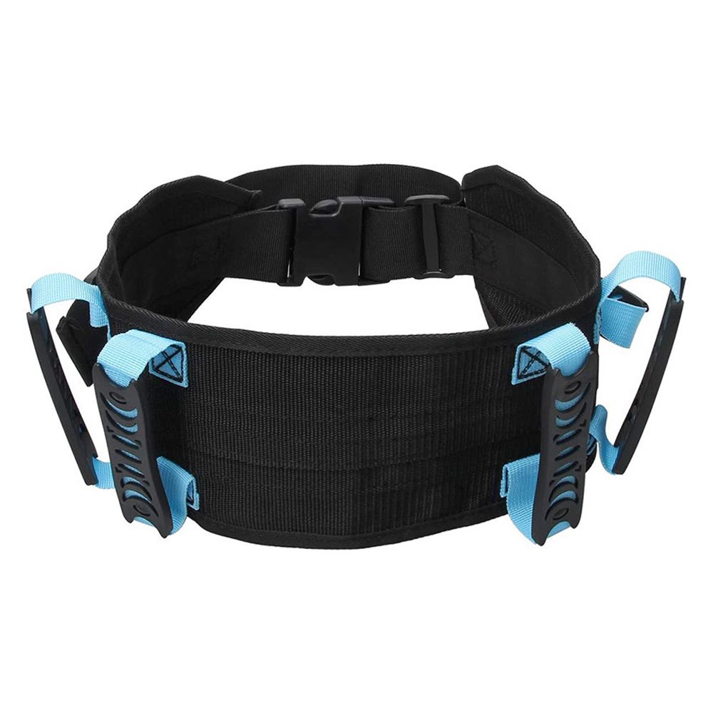 (Blue)Safety Transfer Gait Belt Quick Release Buckle For Patient Care Elderly Blue Walking Nur JIN