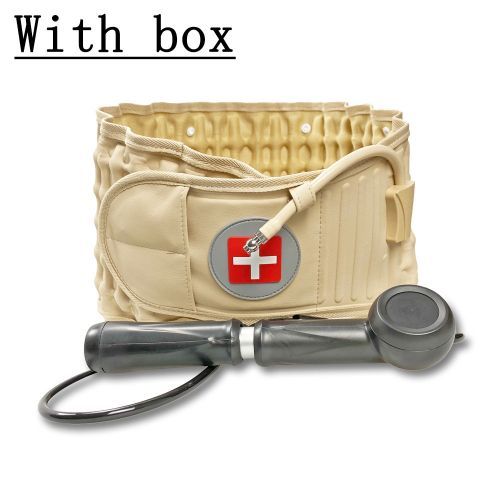 Lumbar Support Belt Waist Decompression Protect Air Traction Brace Spinal