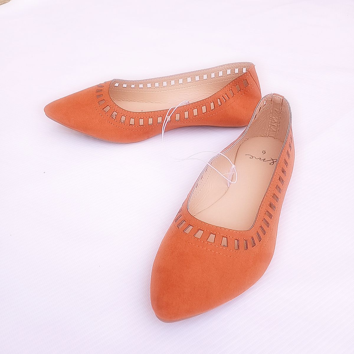 Flat Chestnut Corporate Shoes For Women