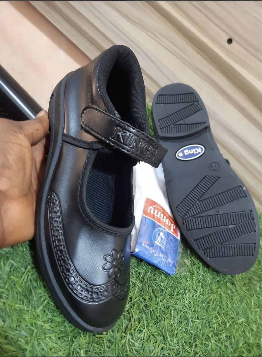 Girls School Shoes - Black Sandals