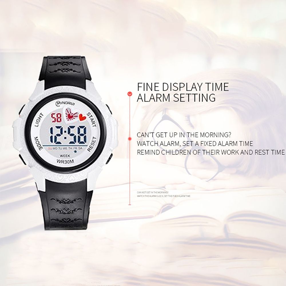 Waterproof Children Boys Digital LED Sports Watch
