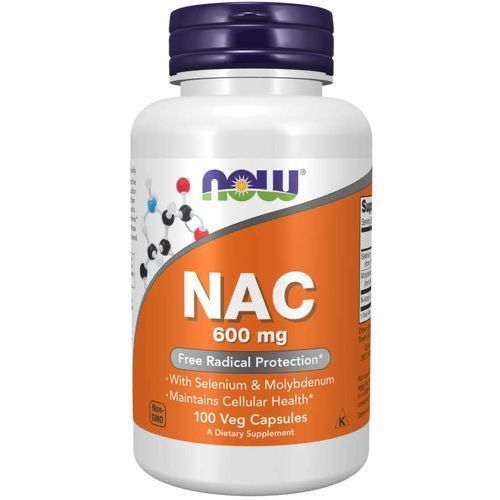 NAC 600 Mg 100 Capsules N-Acetyl Cysteine