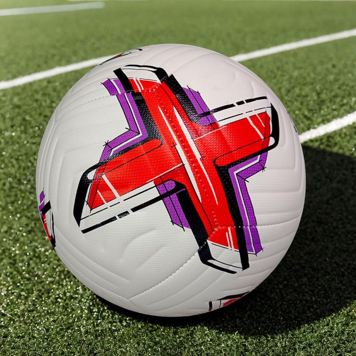 Soccer Ball Size 5 Soccer Training Equipment Football Red