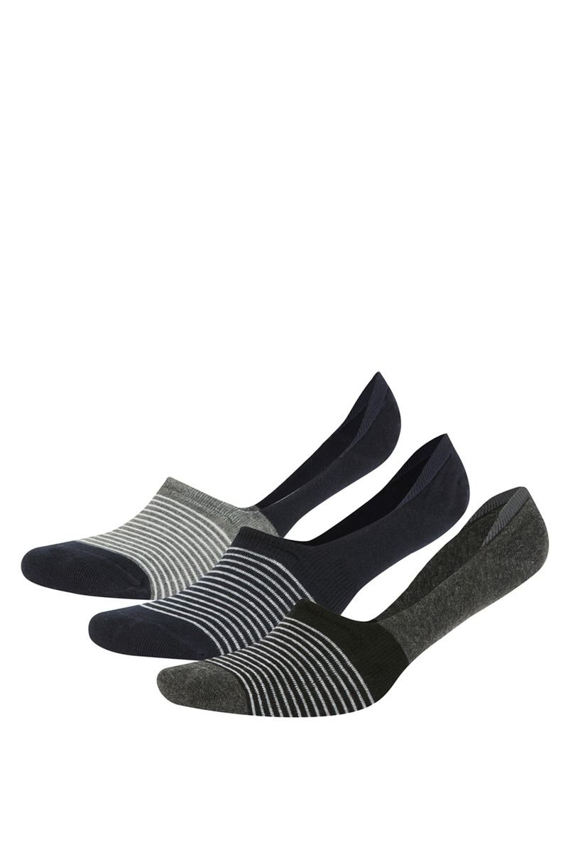 3 Piece Man Casual Footsie Low Cut Socks - Karma