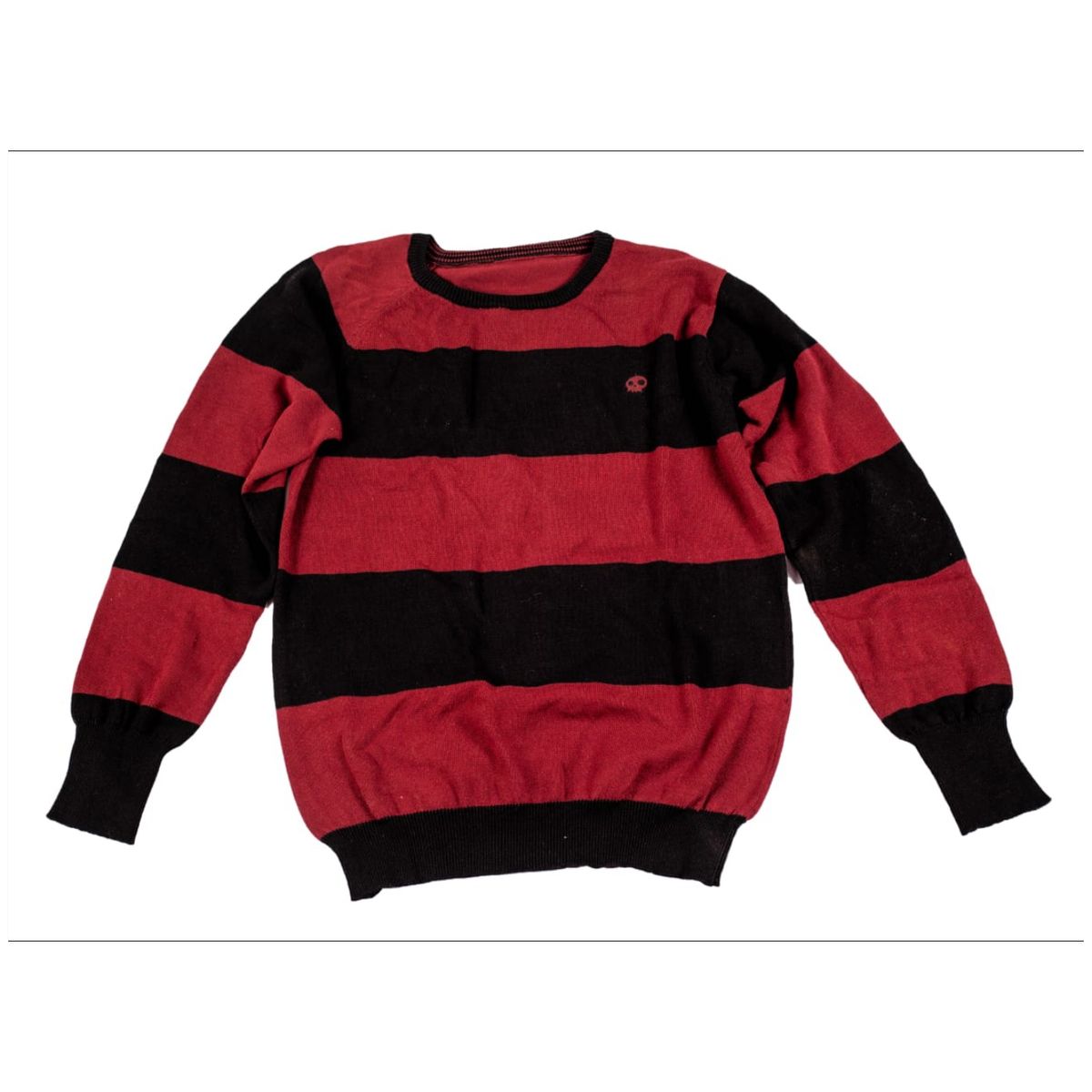 Mfed Wine Black Round Neck Long Sleeve Sweater