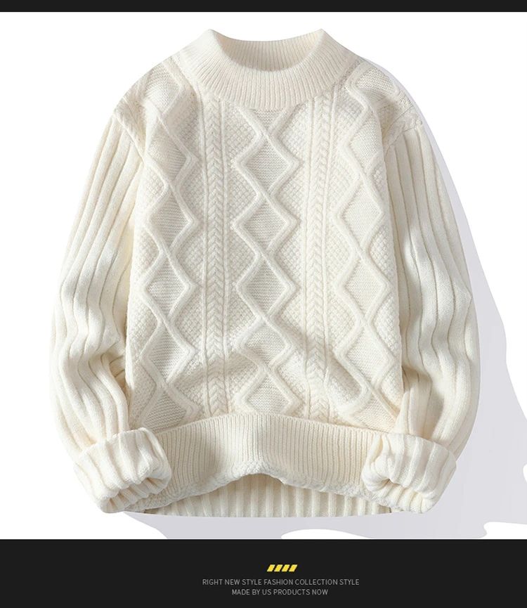 Crew Neck Sweater Coarse Sweater Teenager Students