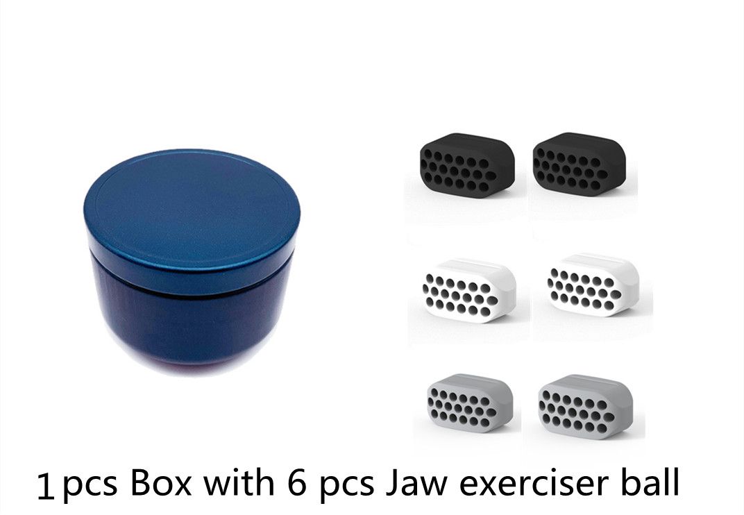 Lot Jaw Line Exerciser Ball Jaw Line Trainer Face Facial Muscle Exercise Ball JawLine Chew Ball Workout Fitness Equipment