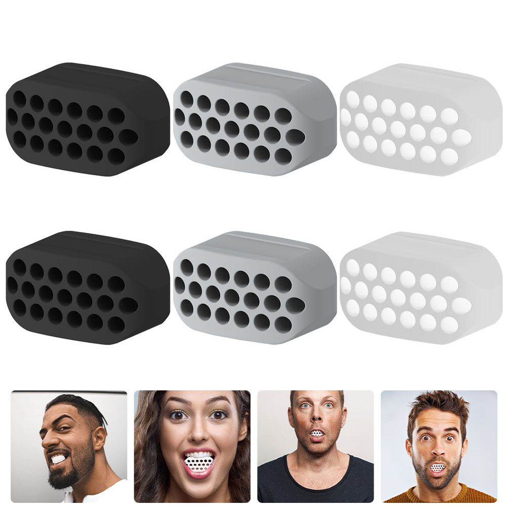 Jaw Exerciser Jawline Exercise Face Line Chin Neck Ball Trainer Silicone Workout Exercises Masseter Strengthener S Facial