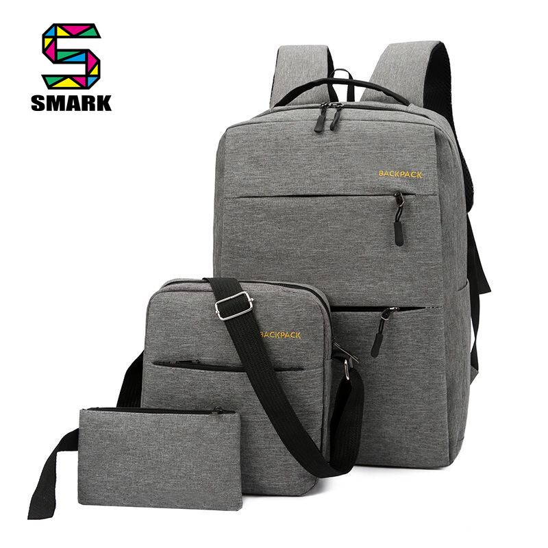 3 In 1 Backpack Laptop Bag School Bag Wallet With USB