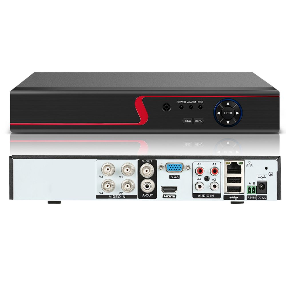 4CH 1080P DVR Recorder H.264+ CCTV 5-in-1