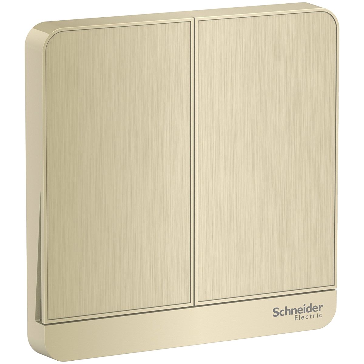 AvatarOn Switch, 16AX, 2 Gang 2 Way, LED, Wine Gold
