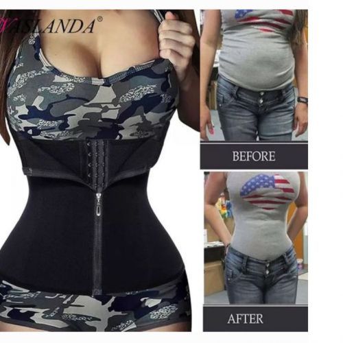 Tummy And Waist Zipper Breasted Tummy Control Waist Trainers
