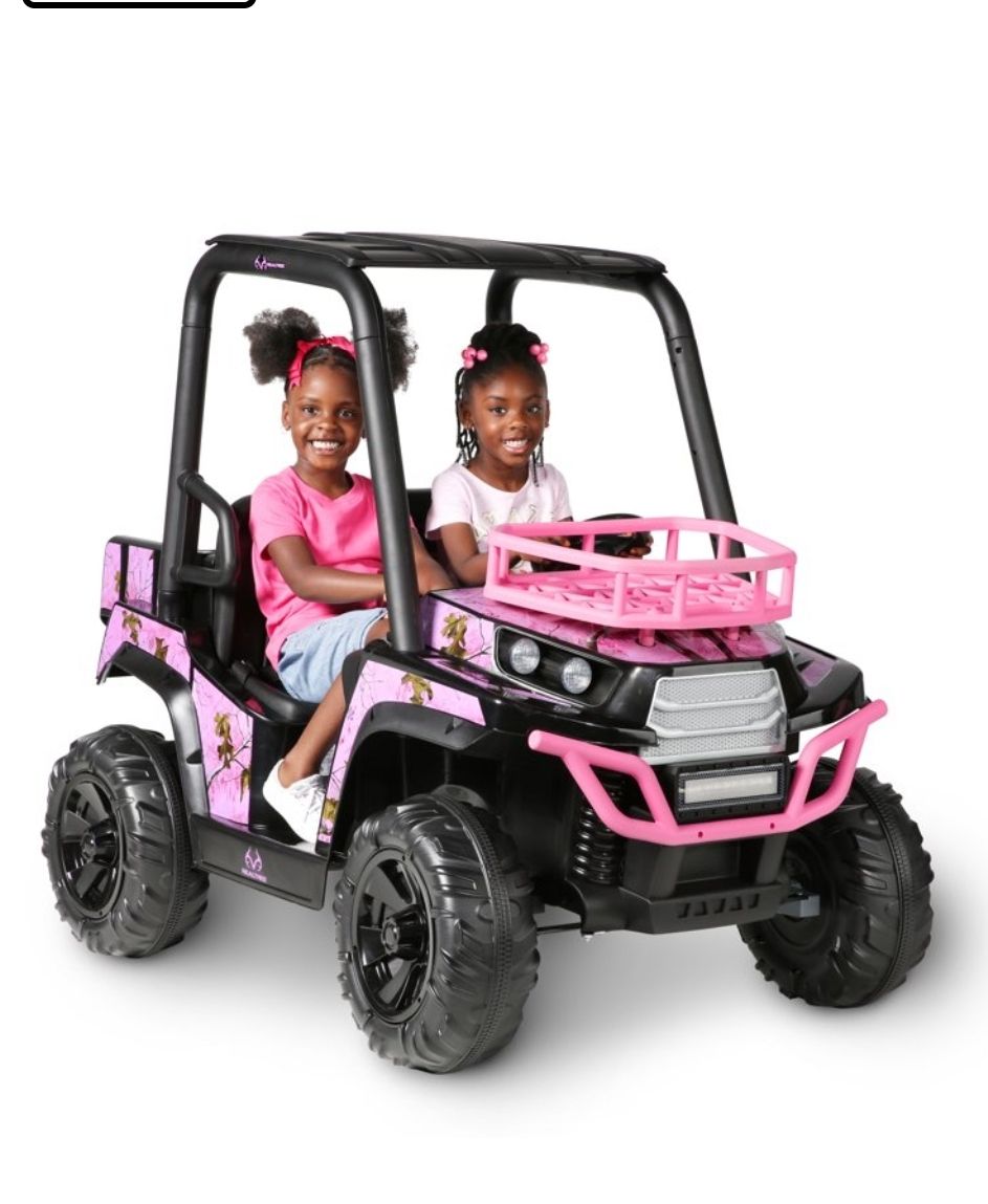 24V Pink Realtree UTV