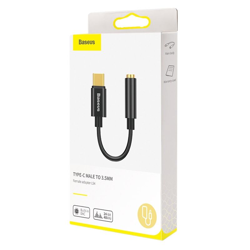 Baseus L54 Female Adapter Type-C Male to 3.5mm