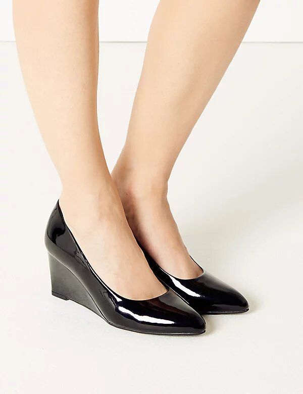 Women Fashion Wedge Court Shoes