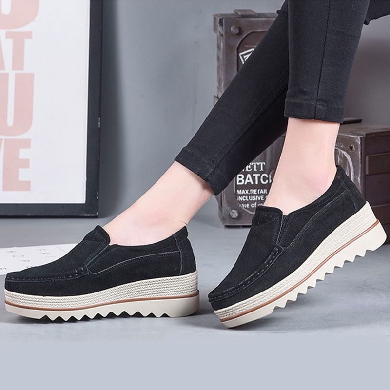 Ladies Breathable Non-slip Platform Shoes