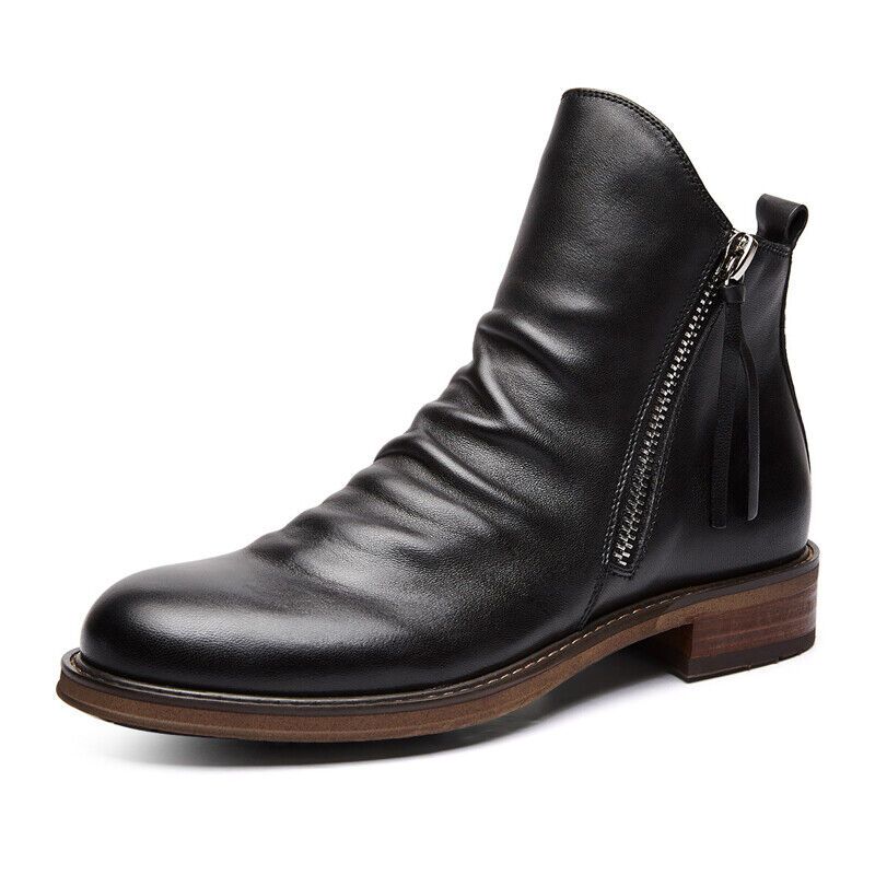 Oxford Brogue Dress Shoes In Black.