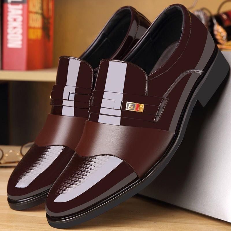 Men's Business Dress Shoes - Brown