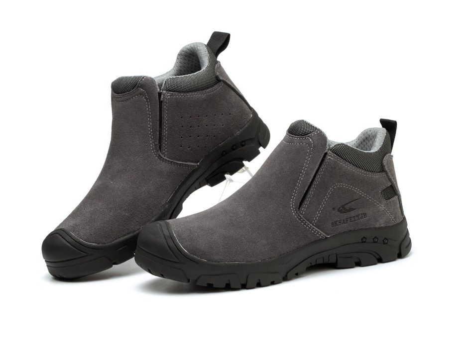 Work Safety Shoes Men Lightweight Safety Boots Indestructible Work Sneakers