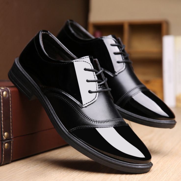 Corporate Men Outing Leather Shoe- Black