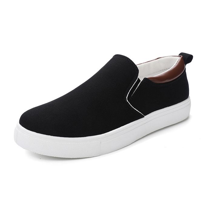 Men's Korean Style Casual Shoes-Black