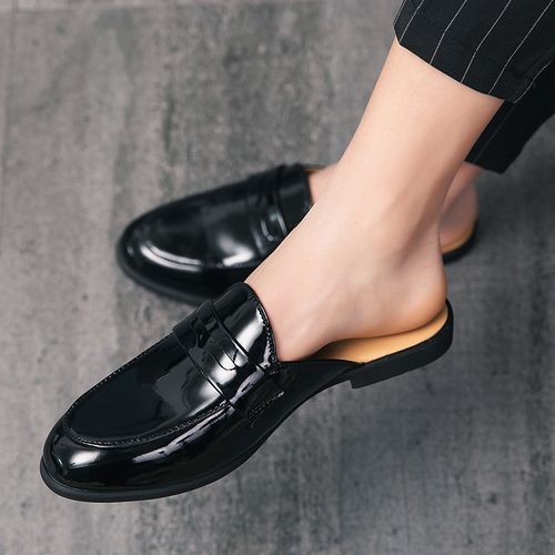 Mens Simple Half Shoe - Black