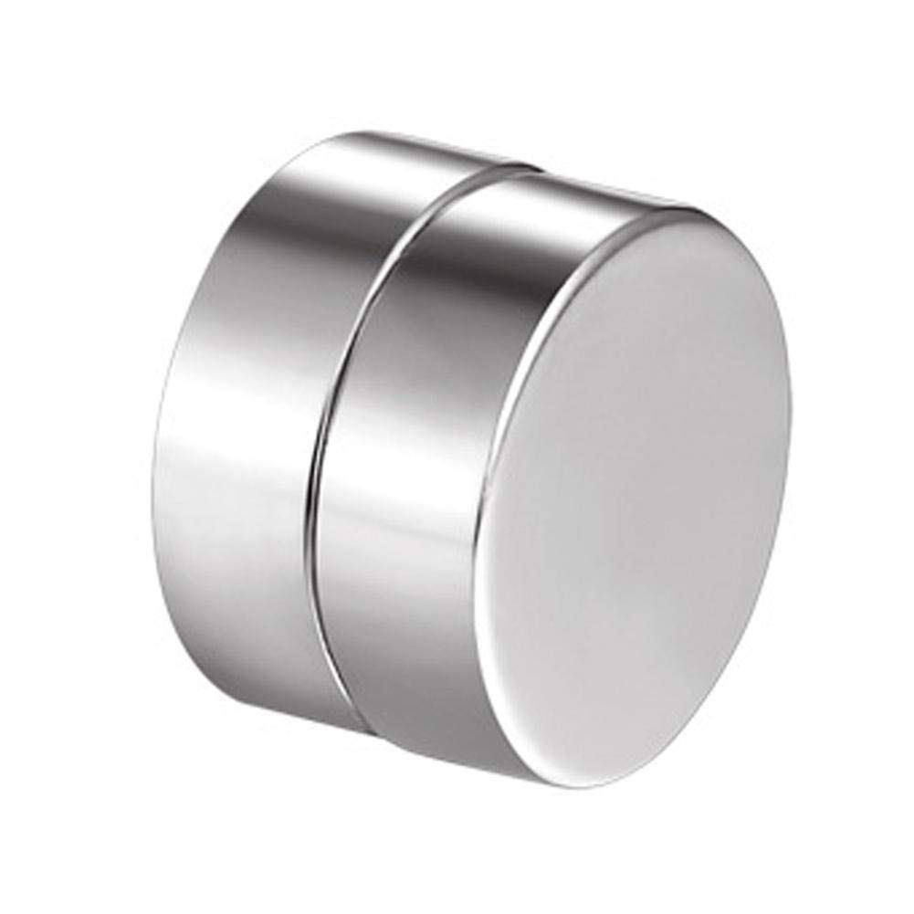 1PCS Of  Magnetic Earrings Premium Quality Non Pierce Stainless Steel Silver 4MM