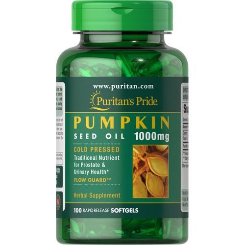 Pumpkin Seed Oil 1000mg. 100 Counts