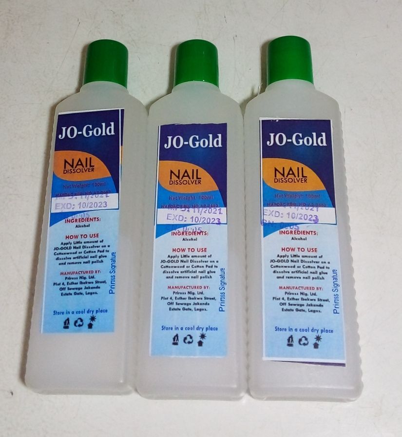 6 PCS JO-GOLD NAIL POLISH DISSOLVER/REMOVER