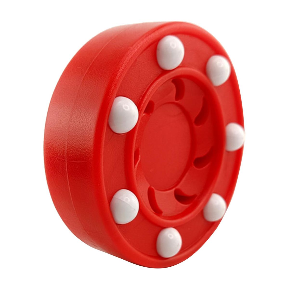 Roller Hockey Puck Official Wheel Pucks Training Practicing Red