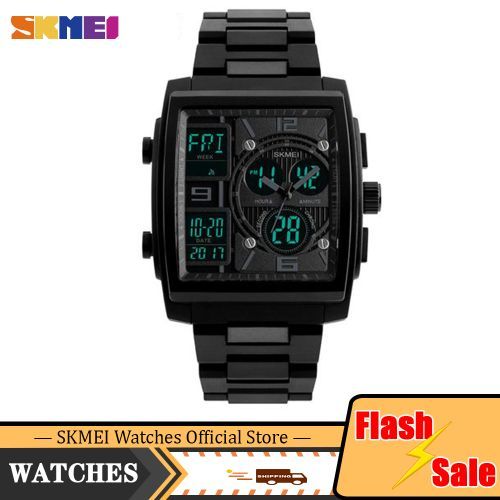Quartz Dual Dispaly Men's  Military Male Sport Watch 1274