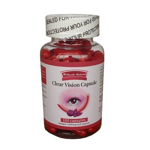 Excellent Clear Vision Supplement & Vitamin Capsules.