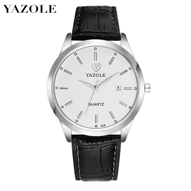 Watch Fashion Sports Men Quartz Watches Wristwatch Gift For Male YZL308-Black
