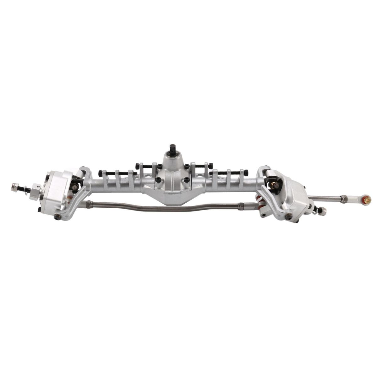 Aluminum Alloy Portal Axle for 1/10 RC Crawler Car Axial Capra 1.9 UTB AXI03004 Currie F9 Parts,Silver Front/Rear