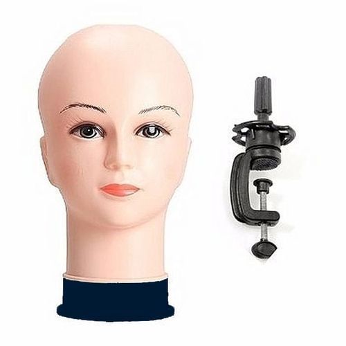 Mannequin Head With Clamp For Wig Making