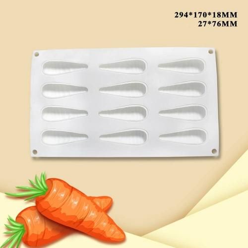 Reposteria Stick Shape Ice Tray Non-Stick Easy Release Push Popsicle Out Cylinder Silicone Ice Cube Tray Jelly Chocolate Mold