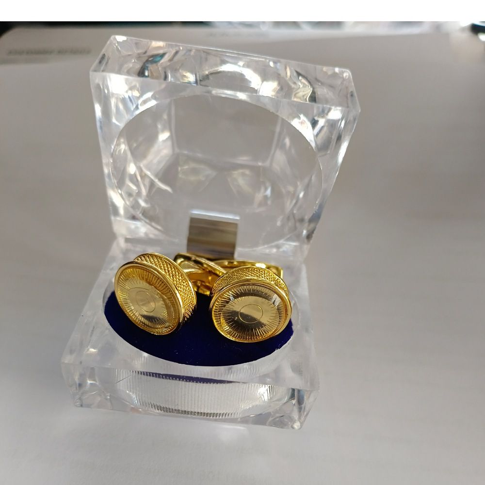 Men's Luxury Cufflinks Shirt Cuff Buttons With Gem Stone
