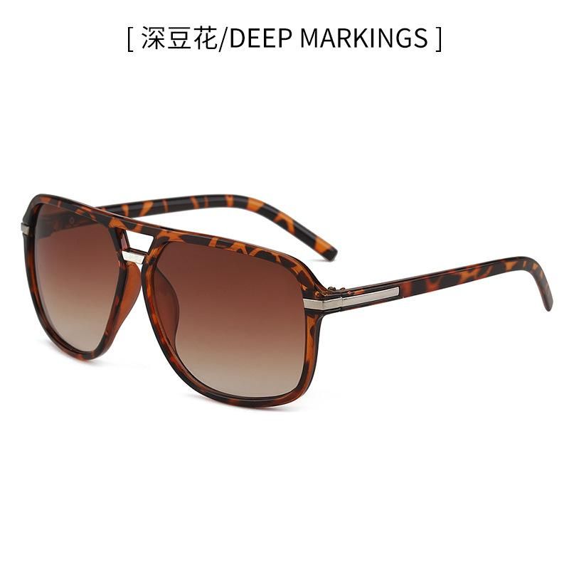 Women's Sunglasses Retro Large Frame Sunglasses Color