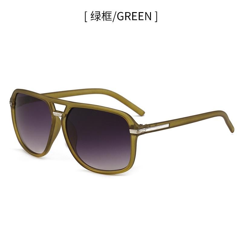 Women's Sunglasses Retro Large Frame Sunglasses Green