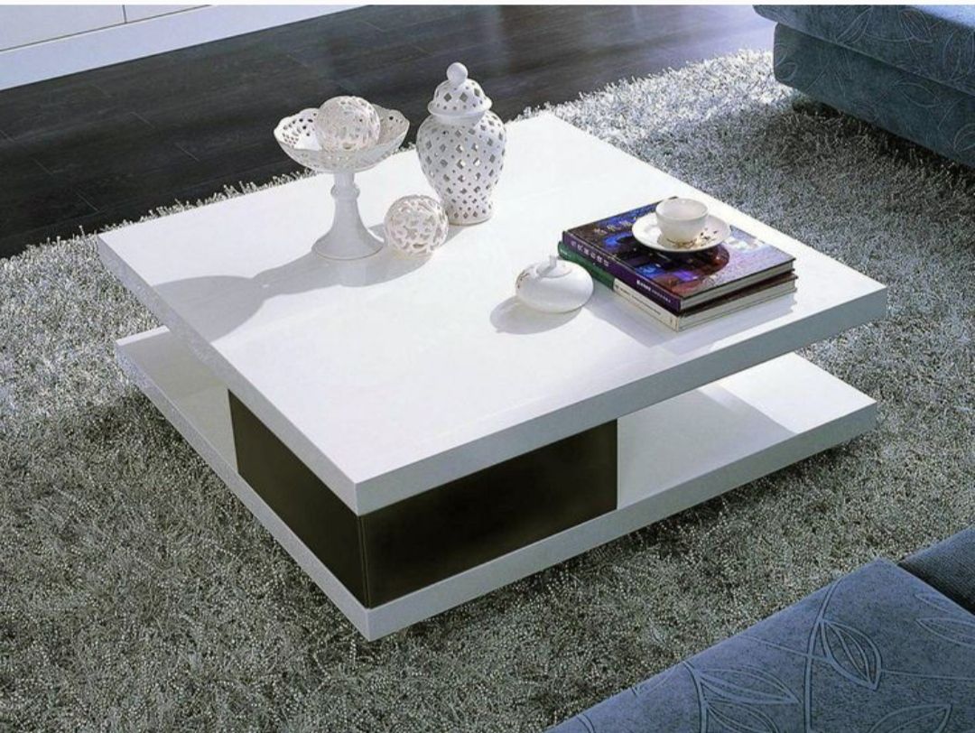 Luxury Elegant Wooden Coffee Center Table