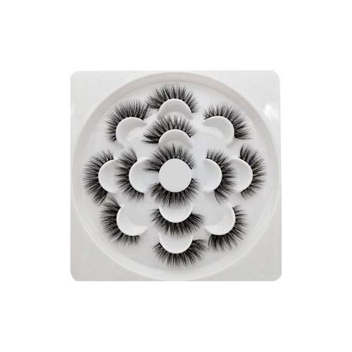 False Eyelashes Mink Natural Extensions 7 PAIRS SET