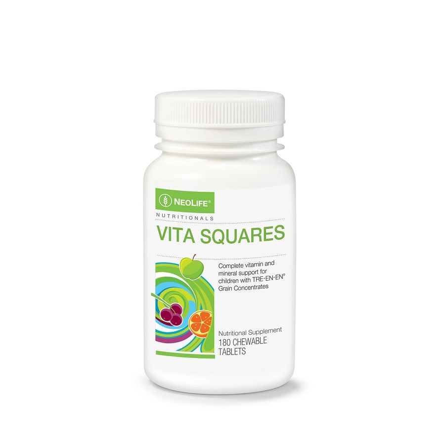 Vita Squares Children Chewable Multivitamin - 180 Tablets