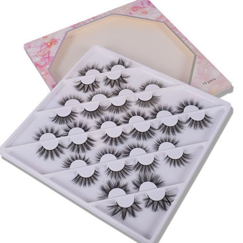 100% Real  Hair Palette Lashes - 18 Pairs