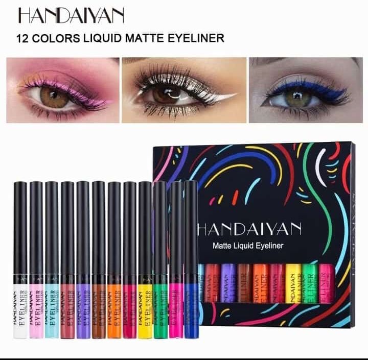 12 Colours Matte Liquid Eyeliner