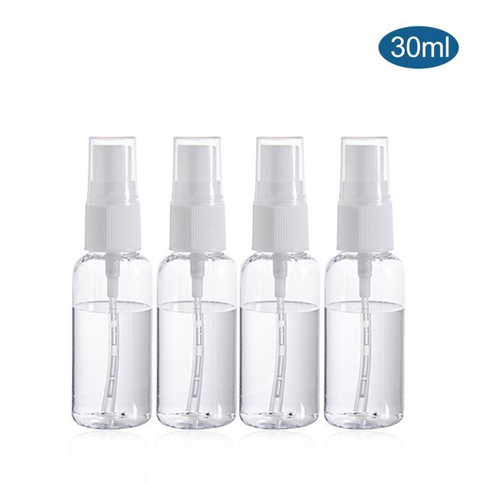 4 Pack 30ml Spray Bottles Fine Mist Transparent Empty-30ml